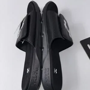 Under Armour IGNITE 7 Pro Black Slides Sandals NWT Size 17