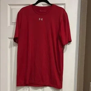 Under Armour Red Short Sleeve Performance Tee Under Armour Red Short Sleeve Performance Tee