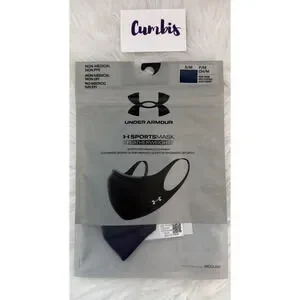 Under Armour Size S/M Navy Blue Featherweight Sports Daily Mask SPORTSMASK