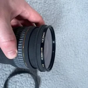 UNTESTED Sigma 24-70mm F/2.8 EX DG Zoom Aspherical Lens For SA Mount With UV