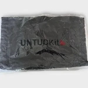 UNTUCKit Vest Mens XL Black Gosset Upper Corduroy Quilted Lined Zipper Pockets