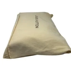 Upcycled Home Decor Pillow Made From Authentic Designer Dust Bag 11x21