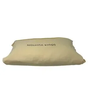 Upcycled Home Decor Pillow Made From Authentic Designer Dust Bag 11x21