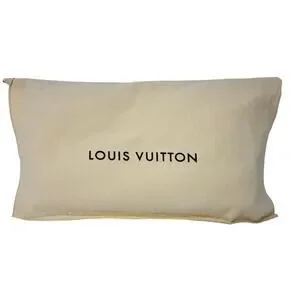 Upcycled Home Decor Pillow Made from Authentic Designer Dust Bag 11x21