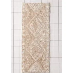 Urban Outfitters Sienna Kilim Bath Mat 20” L x 50” W Apricot