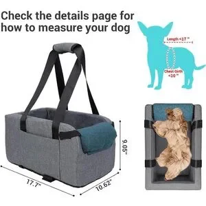 Urijk Dog/pet Car/travel Console Seat And Pet Carrier NEW