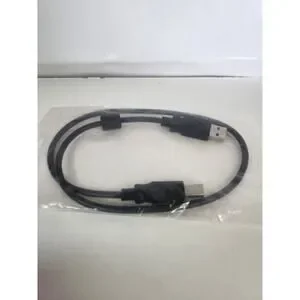USB 2.0 A Male to B Male USB Printer Cable Black 2 feet long
