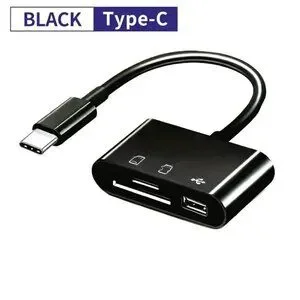 USB-C SD Card Reader Adapter For Android Apple MacBook Phones Cameras SDHC New