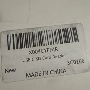 USB C To SD CF Card Reader For IPad‎ Pro/Macbook Supports CompactCF/SD/TF Card