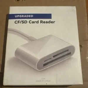 USB C to SD CF Card Reader for iPad‎ Pro/Macbook Supports CompactCF/SD/TF card