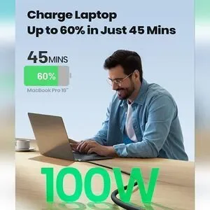 USB C To USB C Cable INIU 100W [2-Pack 6.6ft] PD 5A Fast Charging