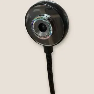 USB Flexible Neck Standing Webcam With 10X Zoom Lens Black Video Streaming