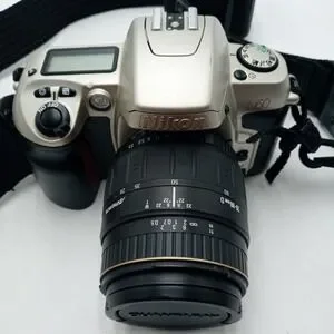 USED Nikon N60 35mm Camera W/ 20-80mm Lens And Accessories