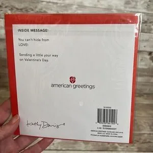 Valentine’s Day Card By American Greetings 6.25” X 6.25” Brand New In Package