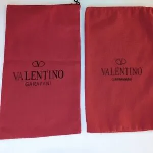 VALENTINO Dustbags Red Fabric Drawstring Bags