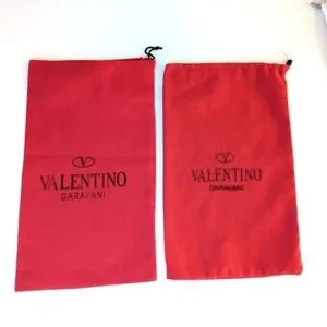 VALENTINO Dustbags Red Fabric Drawstring Bags