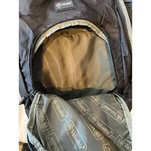 Valuable Brand Black Padded 21L School Backpack