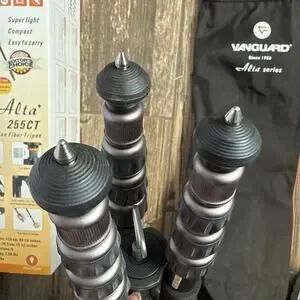 Vanguard Alta+ 255CT 5-Section Carbon Fiber Tripod Compact Travel Photography