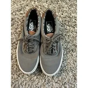 Vans Era 59 Pewter Grey And Brown Low Top Sneakers Men’s Size 6.5 Women’s 8