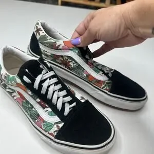 Vans Old Skool Multi Tropical Print Skate Shoes