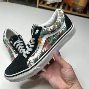 Vans Old Skool Multi Tropical Print Skate Shoes