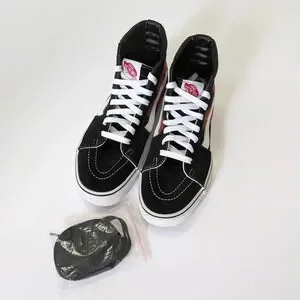 VANS SK8 Customized Aurora Design High Top Suede Sneakers