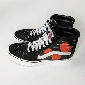 VANS SK8 Customized Aurora Design High Top Suede Sneakers