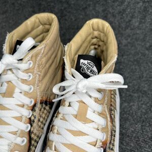Vans SK8 Hi Bolt Shoes Mens Size 8.5 Orange Big Reveal Taos Taupe Lightning Fire
