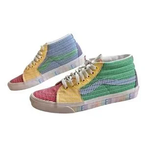 Vans Sk8-Mid Shoes Mens Size 10 Pride Edition Rainbow High Top Sneakers LGBTQ