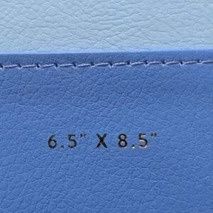 Vegan Leather Notebook 2 Tone Blue