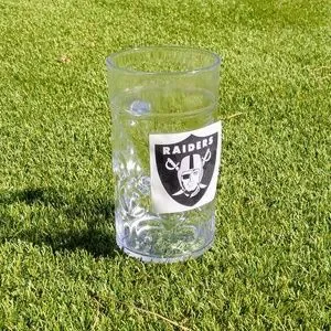 Vegas Raiders Decal Oktoberfest Prost 7.5" Large Plastic 17.5oz Handle Mug Cup