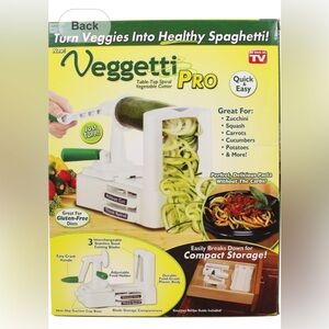 Veggetti Pro Table-Top Spiral Vegetable Cutter