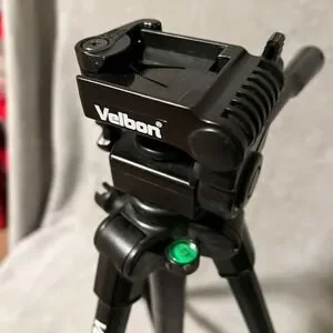 VELBON DF-40 TRIPOD-Deluxe Lightweight Dual Function Tripod‎ W/Travel Bag EUC