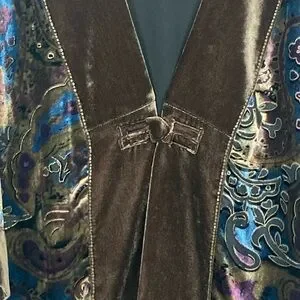 Velvet Dream Keeper Collection Expect Miracles Brown Kimono Jacket