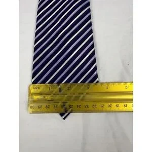 Versa Collection Tie Purple With Stripes