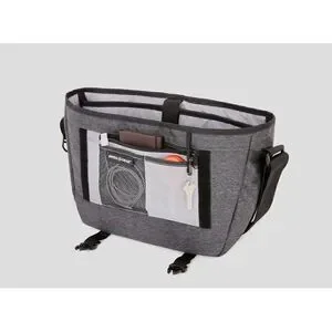 Versatile Gray Messenger Bag For Everyday‎ Use
