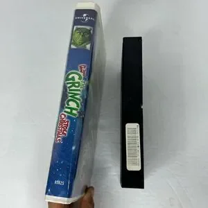 VHS Video Dr. Seuss How The Grinch Stole Christmas Live Action Movie Jim Carrey