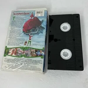 VHS Video Dr. Seuss How The Grinch Stole Christmas Live Action Movie Jim Carrey