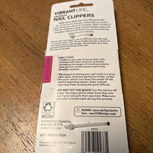 Vibrant Life Premium Large Dog Nail Clippers New