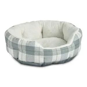 Vibrant Life Round Cuddler Pet Bed Small 19"