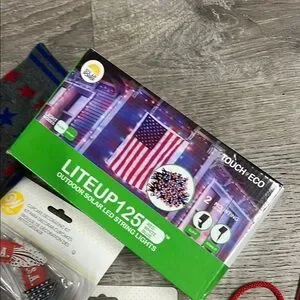 Vibrant Red And Blue Party Lights For Festive Celebrations