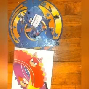 Vibrant Sonic the Hedgehog Cupcake Birthday Party Decorations & Supplies Bundle