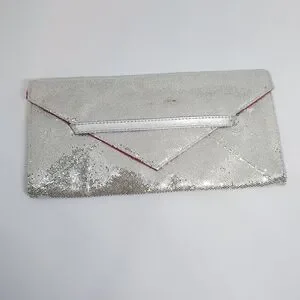 Victoria's Secret Silver Sparkly Clutch