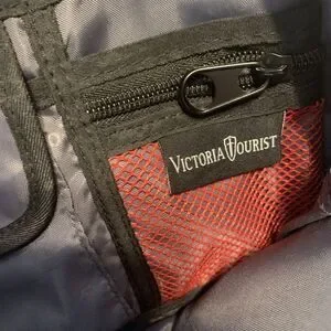 Victoria Tourist Solid Black Backpack