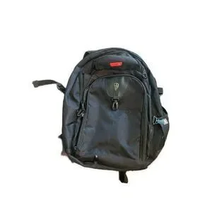 Victoria Tourist Solid Black Backpack