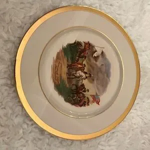 VILLETTA’S ART BY JOHN TRUMBULL SET OF 5 DECORATIVE PLATES
