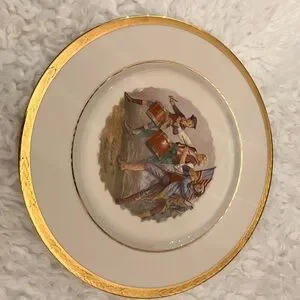 VILLETTA’S ART BY JOHN TRUMBULL SET OF 5 DECORATIVE PLATES