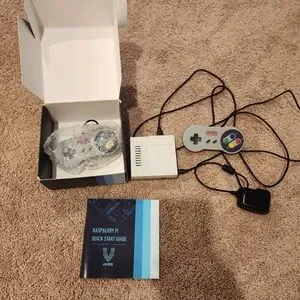 Vilros Raspberry Pi 3 model B with Sega and Nintendo game card