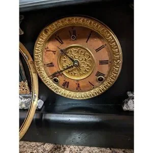 Vintage 1900s Gilbert Mantel Clock Working Keeps Very Good time