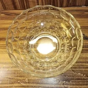 Vintage 1940s Federal flass 'Yorktown' serving bowl and smaller bowl set